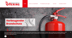 Desktop Screenshot of brandschutzservice-hering.de